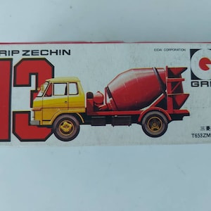 Cement Mixer #13 Eidai Grip Zechin Construction Diecast Replica 1/66