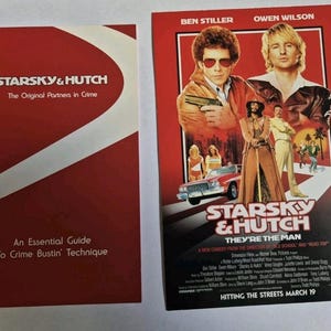 Starsky And Hutch FDA Multi Media Ticket & Booklet 2004 Ben Stiller / Owen Wilson