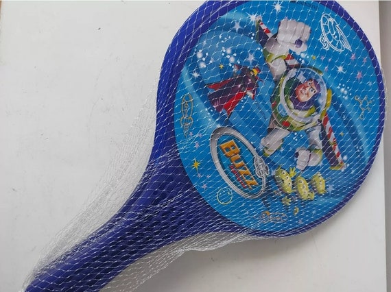 Toy Story Vintage Mondo Buzz Lightyear Raquet Ball / Paddle Ball