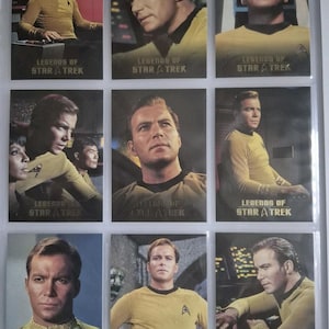 Star Trek Legends Of Star Trek Set 1 Édition limitée William Shatner dans le rôle de James T. Kirk #1043/1701