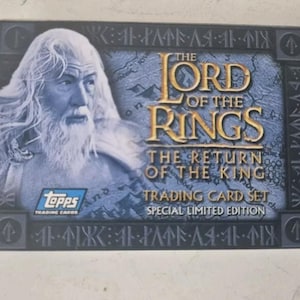 Herr der Ringe Rückgabe des Königs Factory Set Topps UK Limited Edition 2003