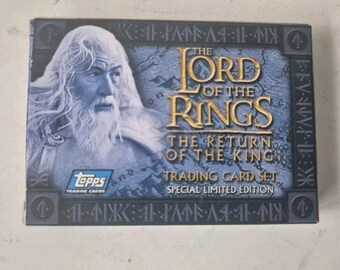 Le Seigneur des anneaux Le Retour du Roi Coffret Topps UK Edition Limitée 2003