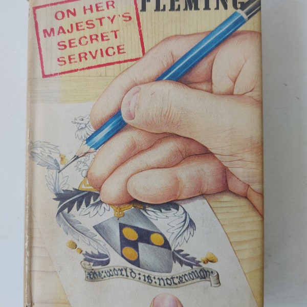 James Bond Ian Fleming On Her Majesty Secret Service 1963 First Edition 3rd DJ