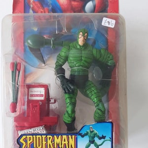 当時物 1995年 レア スパイダーマン トイビズ フィギュア 縮ん