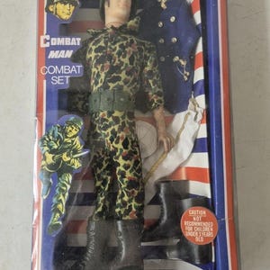 Combat Man Action Man GI Joe Vintage Clone 1970s Rare Boxed No.8005