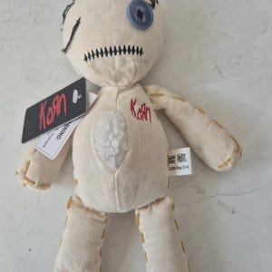 New Vintage 2000 Korn Rag Voodoo Doll Issues Sick & Twisted Tour
