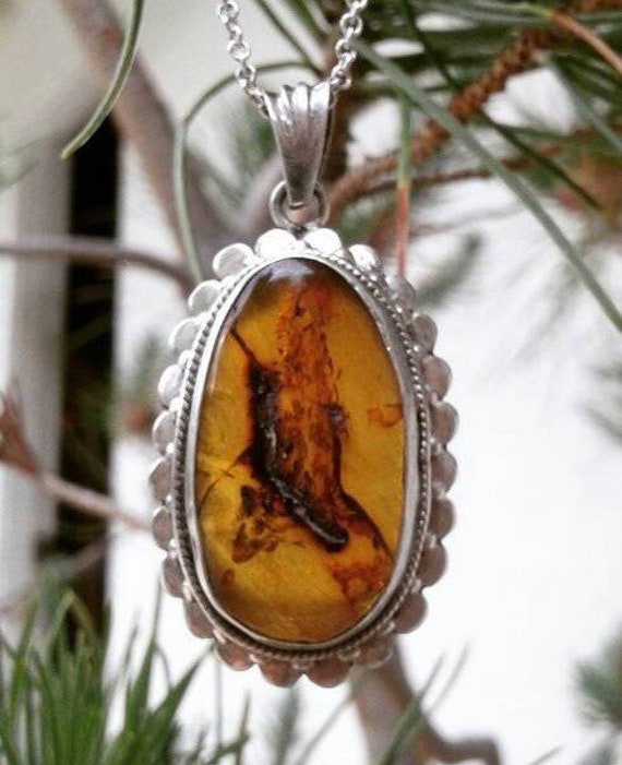 Vintage Amber Mystic Necklace - image 1