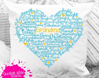 Muttertag sVG, SVG Schnittdatei, Word Cloud svg, Oma svg, Muttertagsgeschenk, Word Art, Oma Geschenk, Cricut Dateien, Kamee Dateien