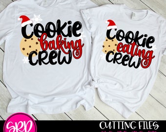 Christmas svg, Cookie Baking crew svg, Cookie Eating Crew, Cookie svg, Sants's Cookies, Apron, clipart, design, cut file