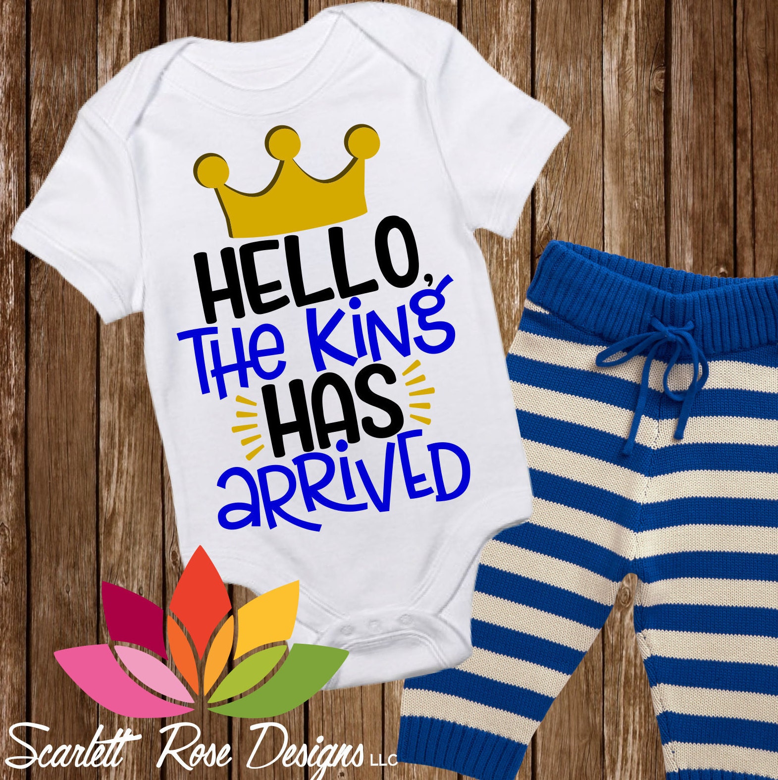 Download New Baby Boy, SVG, DXF, Hello, The King Has Arrived, King ...