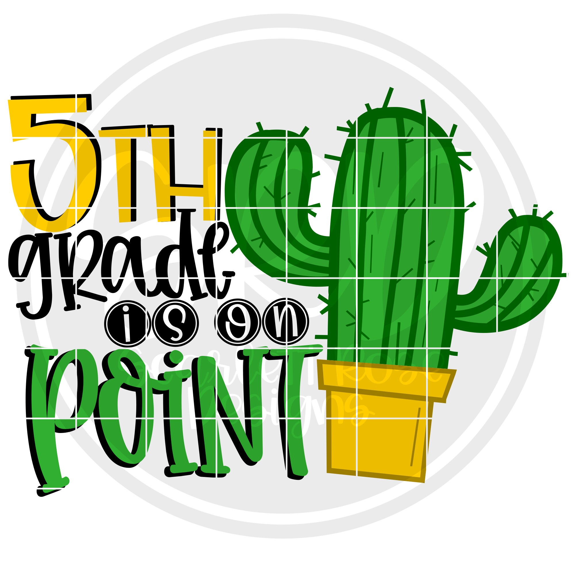 5th Grade is on Point SVG Svg Cut File Back to School Svg | Etsy