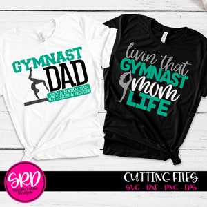 Turnerin SVG, Gymnastik SVG, Turnerin Mama svg, Turnerin Mama Leben, Turnerin Dad Svg, Bundle, Mama svg, Loud and Proud SVG Schnittdatei, Design, Shirt