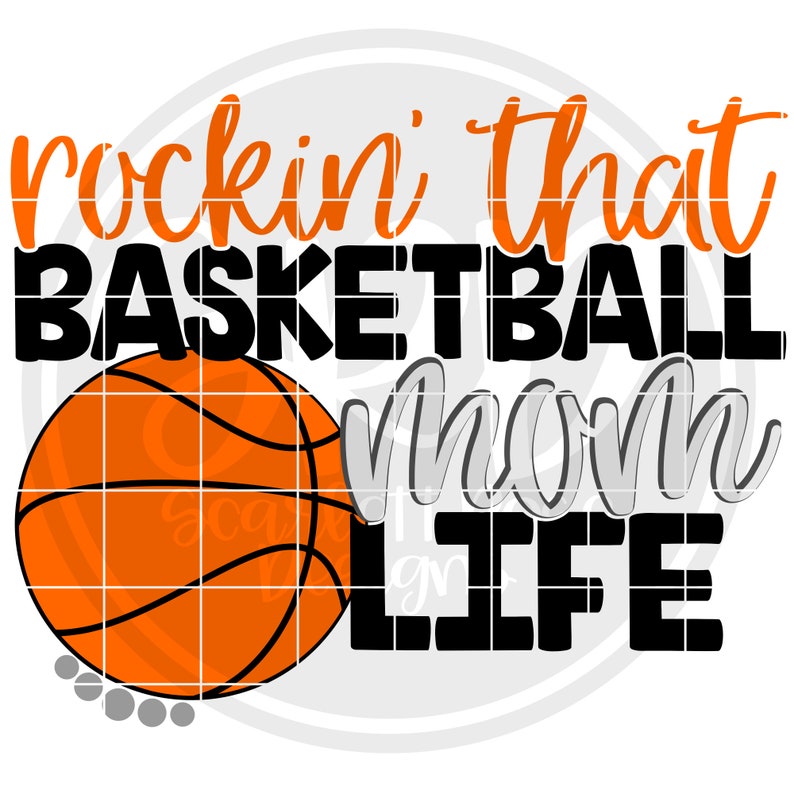 Download Rockin That Basketball Mom Life SVG Basketball Mom SVG | Etsy