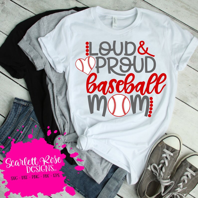 Download Baseball SVG Loud and Proud Baseball Mom SVG svg cut file ...