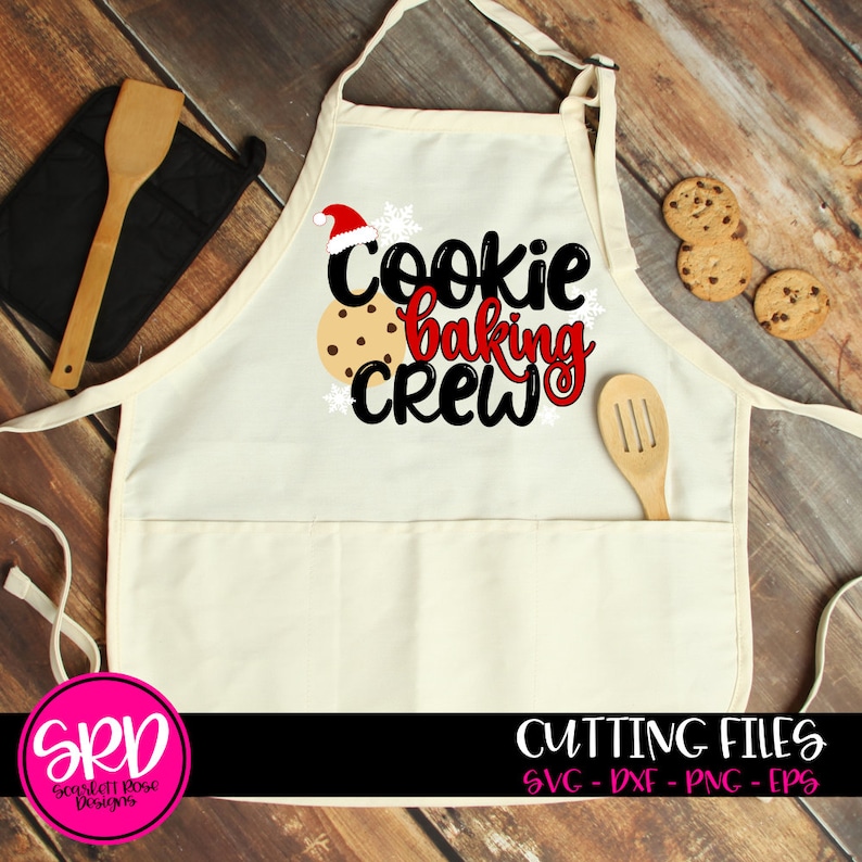 Download Cookie Baking Crew SVG Cookie Baker Christmas svg Apron | Etsy
