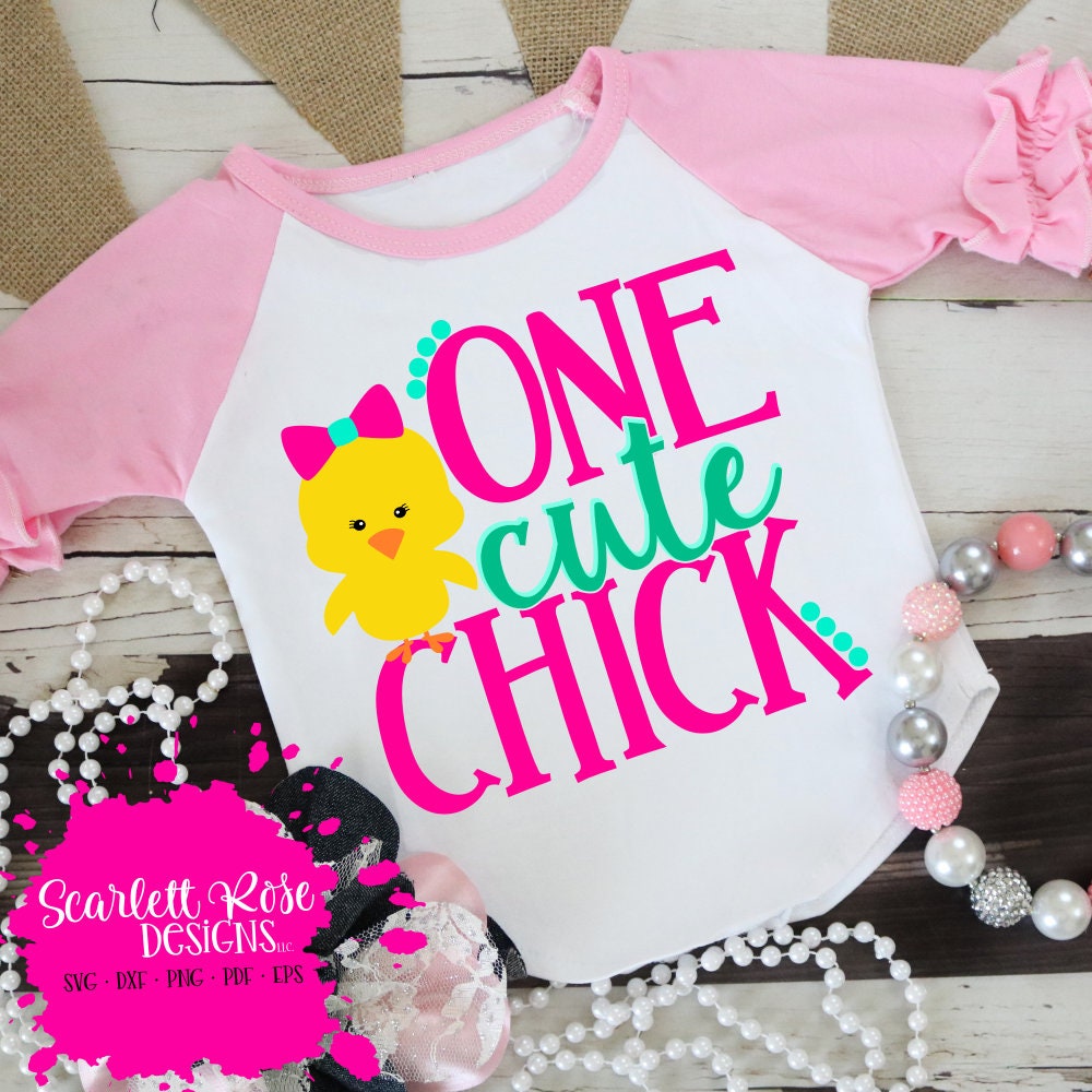 Download Easter svg One Cute Chick svg svg cut file girl easter svg ...