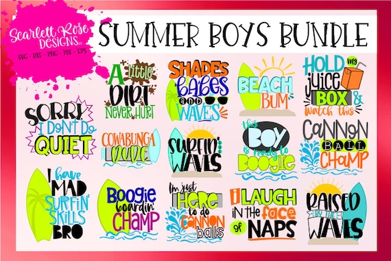 Download Summer Svg Svg Bundle Funny Boy Svg Shades And Babes Etsy