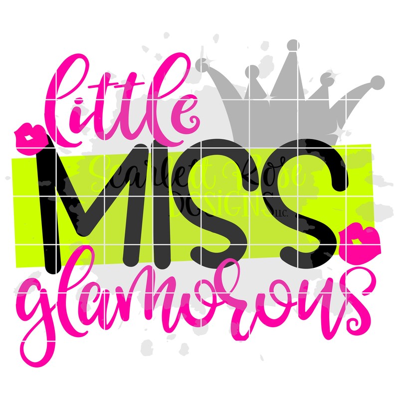 Download Little Miss Glamorous SVG Princess SVG cut file Funny Girl ...