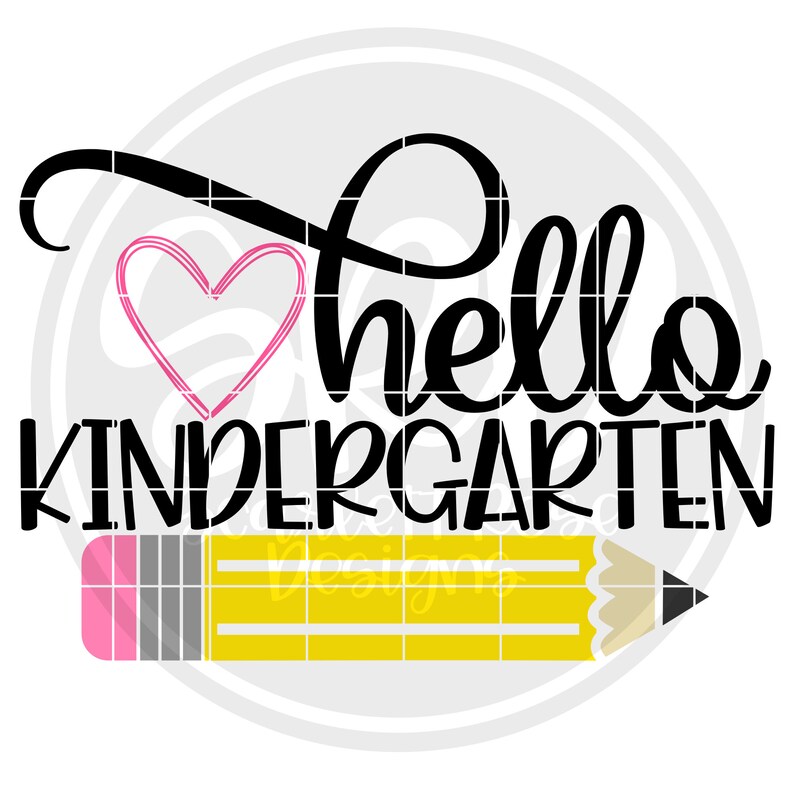 Back to School Kindergarten Svg Hello Kindergarten School - Etsy