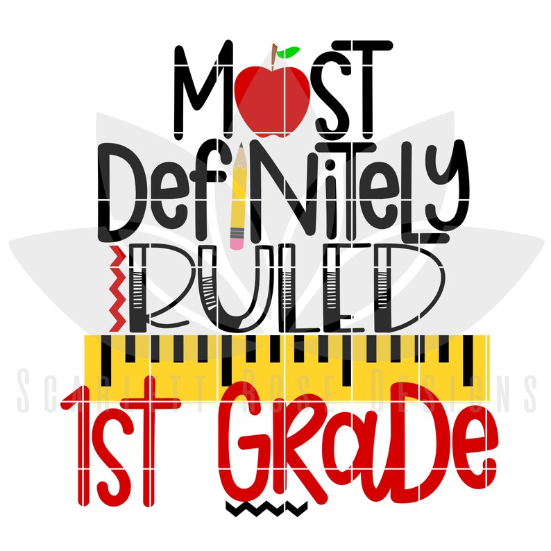Last Day School SVG First Grade Svg 1st Grade SVG Most Etsy