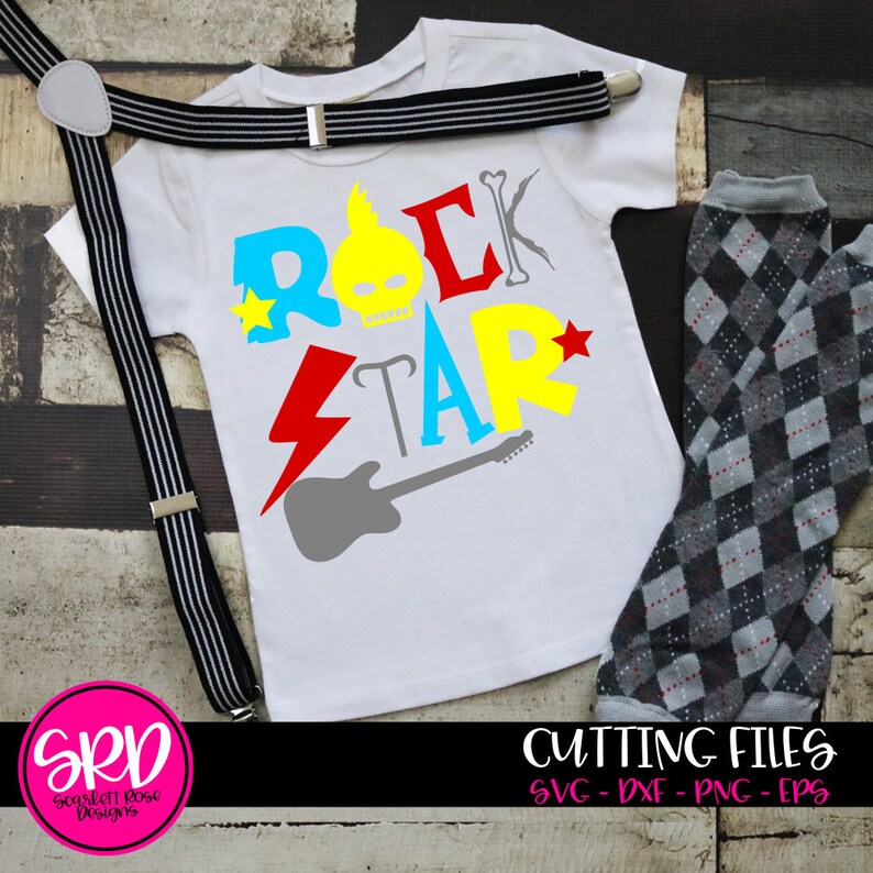 Download Rock star svg First birthday svg boy punk svg skull svg | Etsy