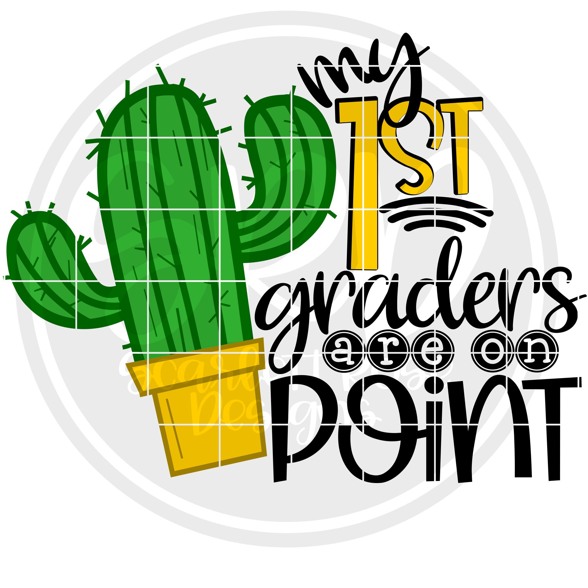 My 1st Graders Are on Point SVG Teacher Svg Teacher Shirt - Etsy
