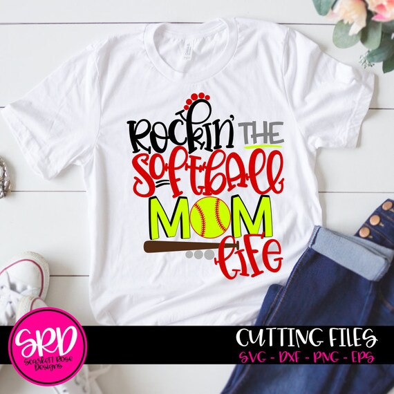 Download Softball Mom Shirt Svg Cut Files