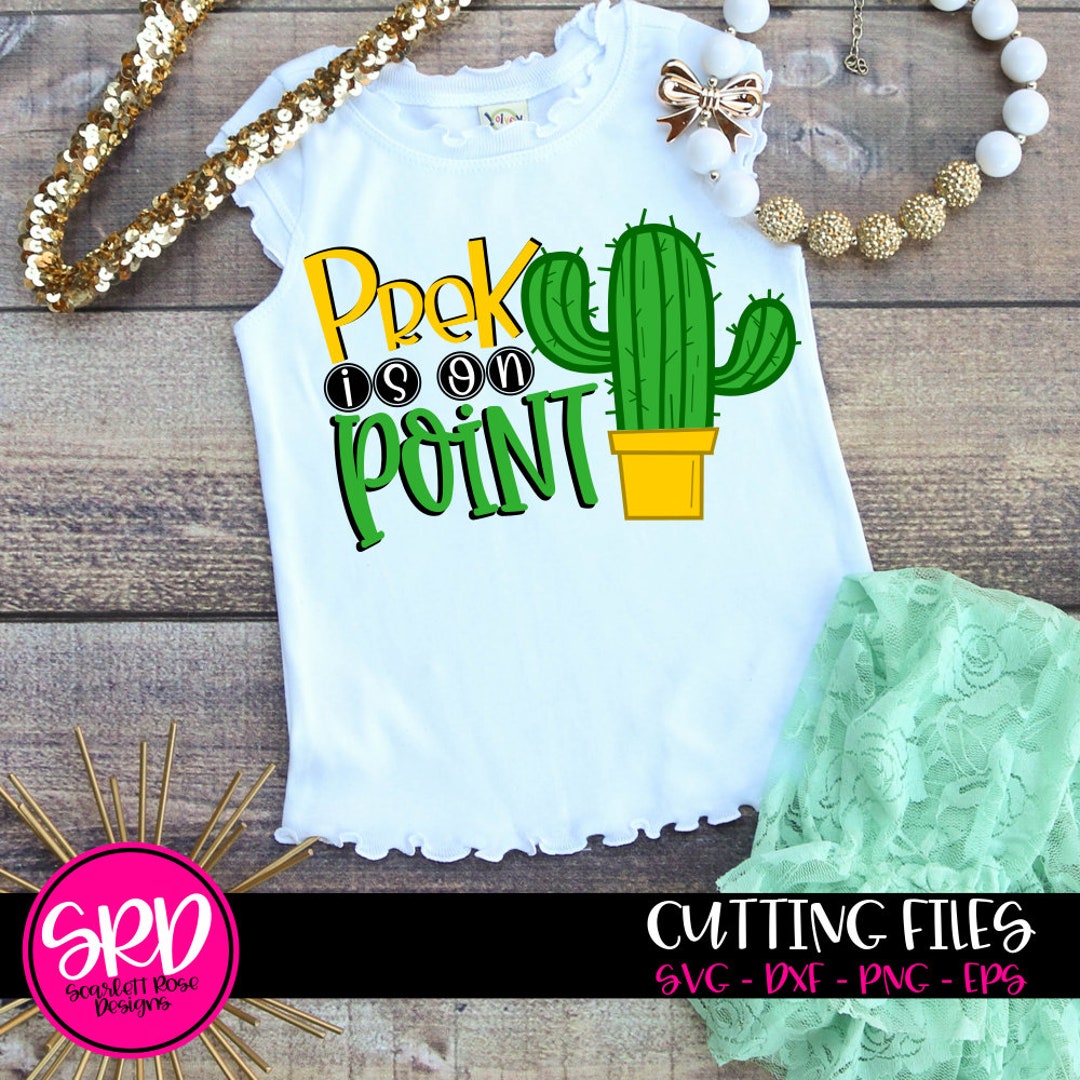 Prek is on Point SVG, Svg Cut File, Back to School Svg, First Day of ...