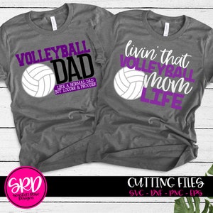 Voleibol SVG, Voleibol Mamá svg, Voleibol Mamá Vida, Voleibol Papá svg, Corte SVG, mamá svg, Fuerte y Orgulloso SVG archivo de corte, diseño, camisa