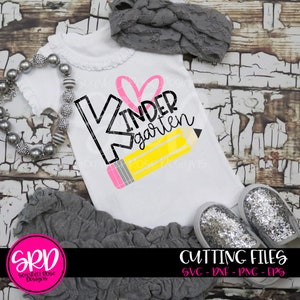 Back to school, Kindergarten svg, hello Kindergarten SVG, girl school svg, teacher svg, teacher school shirt, school clipart, cameo, cricut