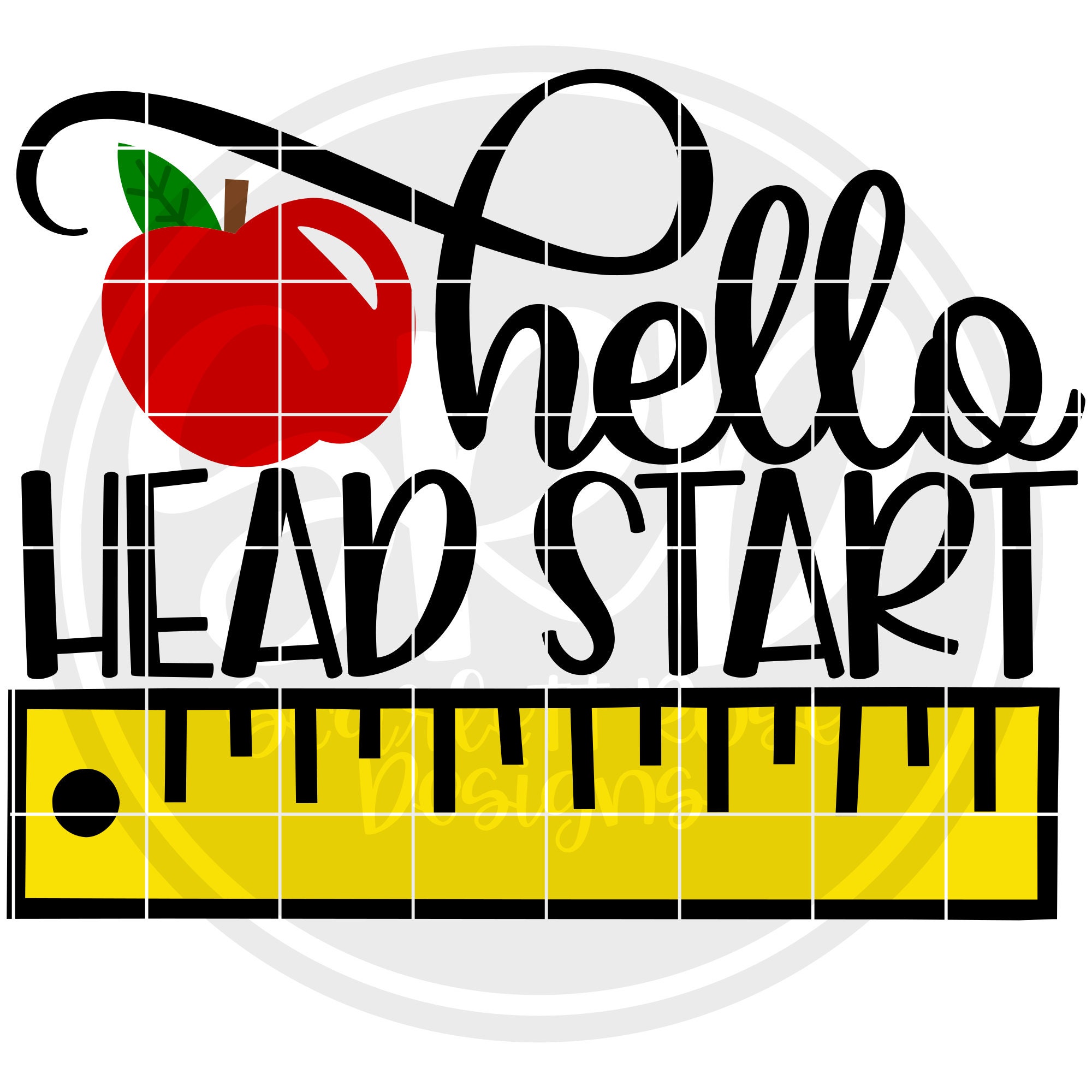 Back to School, Head Start Svg, Hello Head Start Svg, School Svg ...