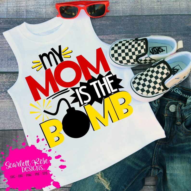 My Mom is the Bomb Svg SVG Cut File Mothers Day Svg Moms - Etsy