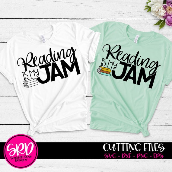 Download Reading Is My Jam Svg Librarian Svg Teacher Svg Teacher Etsy