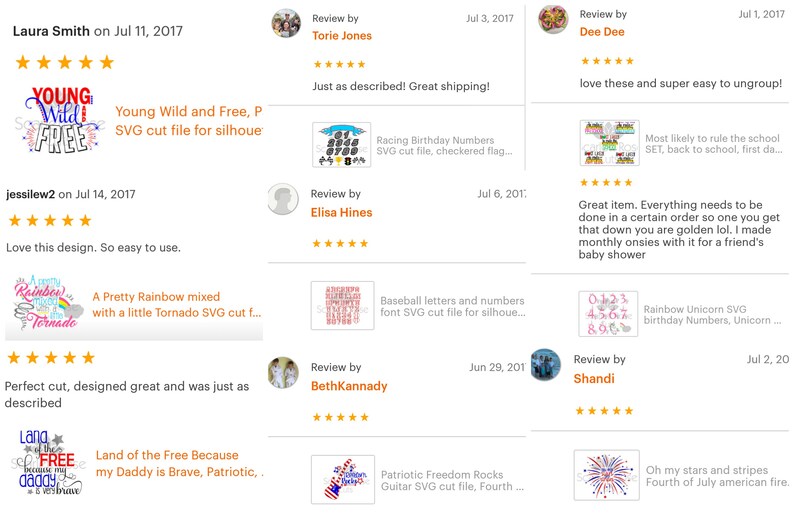 May include: A collection of digital cut files for crafting projects. The designs include a rainbow with a tornado, a patriotic design with the text "Land of the Free Because my Daddy is Brave, Patriotic...", a baseball font, a unicorn with rainbow numbers, and a young wild and free design.