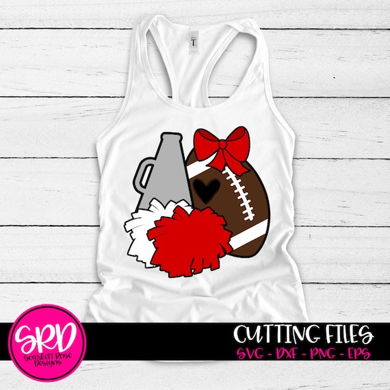 Cheer Mom SVG, Football Mom SVG, Cheerleading SVG, Cheer clipart, Cheer shirt, svg design, cameo file, cricut file