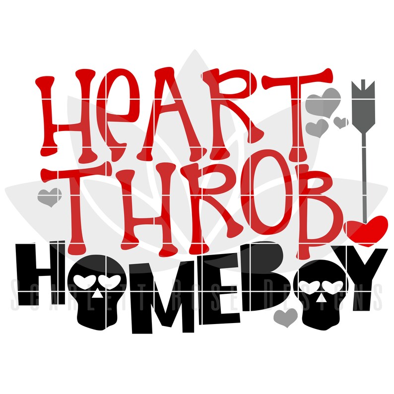 Download Valentine's Day SVG Heart Throb Homeboy svg Boy | Etsy