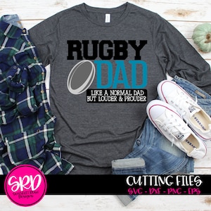 Rugby SVG, Rugby dad svg, Sports svg, Rugby dad life, Loud and Proud svg, Rugby mom svg, shirt svg, Rugby Vector, cut file, SVG, Rugby Ball
