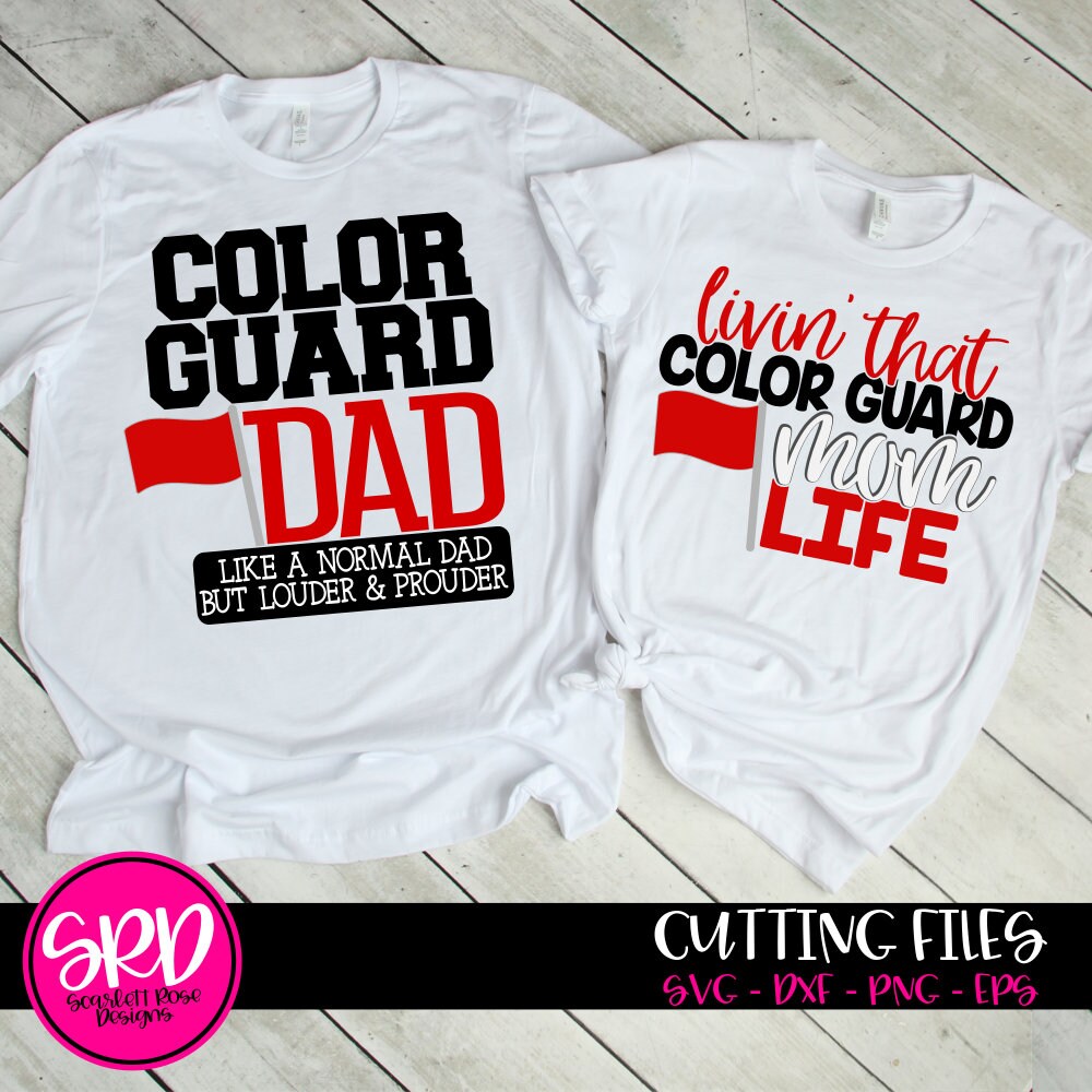 Color Guard SVG Color Guard Mom Color 