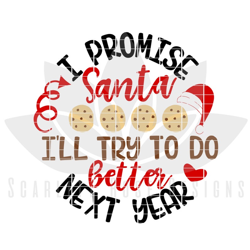 Download Christmas SVG Christmas Circle Santa Cookie Plate Design ...
