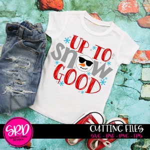Kerst SVG, tot sneeuw goed, cool Boy Snowman, zonnebril, wortel neus, Snowflake gesneden bestand voor de Silhouette Cameo en cricut