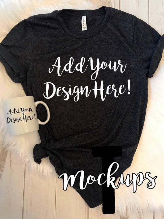 Shirt Mockup Mug Mock Up Bella Canvas