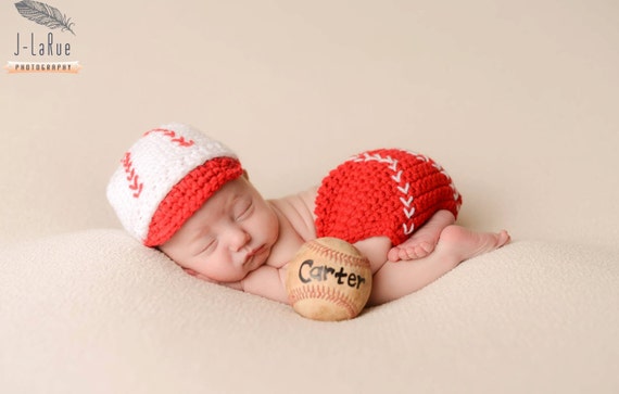 crochet baby baseball cap