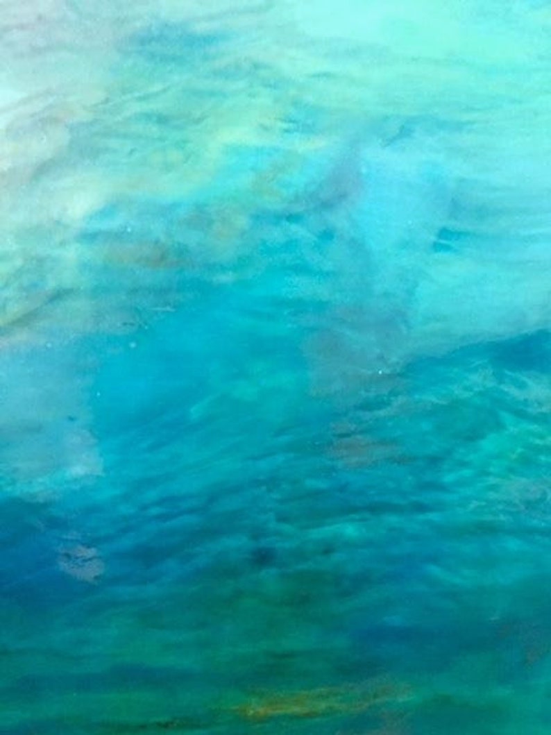 The Sea Speaks To Me II; Original Encaustic Seascape; 16 x 20 x 1 12