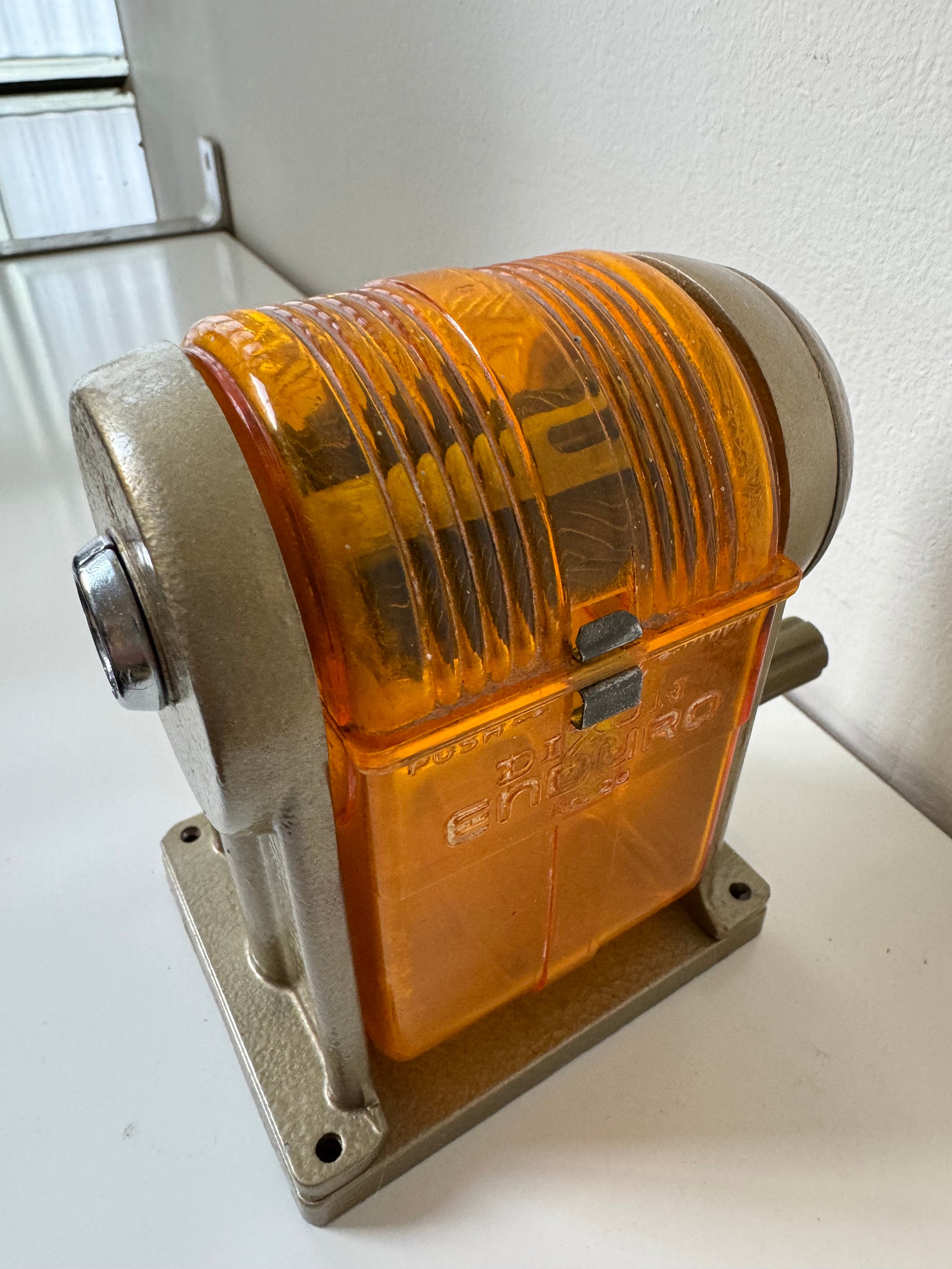 Dixon Enduro No. 20 Pencil Sharpener, Orange Catcher