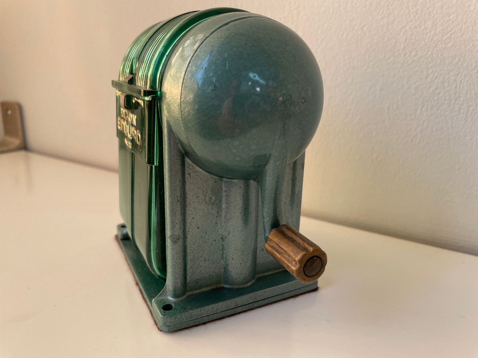 Dixon Enduro No. 20 Pencil Sharpener. Green Catcher Restored Etsy