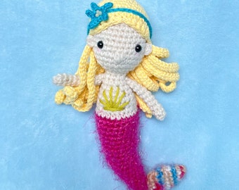 Doris - Mermaid Crochet Pattern, PDF PATTERN - by BBadorables