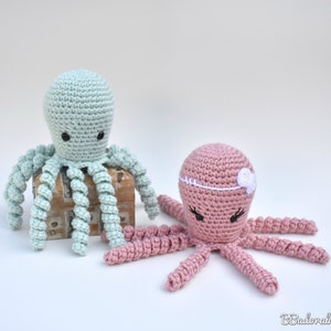 Octopus Crochet Rattle Pattern, PDF PATTERN instant download - by BBadorables