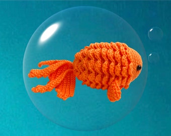 Goldfish Crochet Pattern, PDF PATTERN - by BBadorables