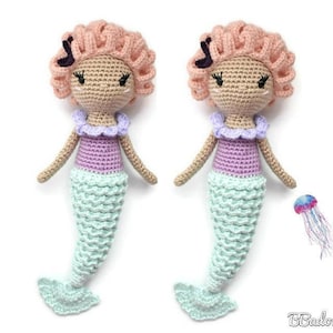 Marina - Mermaid Crochet Pattern, PDF PATTERN - by BBadorables