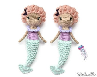 Marina - Mermaid Crochet Pattern, PDF PATTERN - by BBadorables